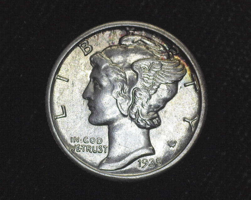 1935 S Mercury Dime AU - US Coin