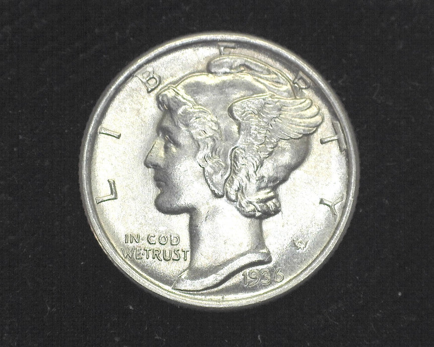 1936 S Mercury Dime BU Choice - US Coin