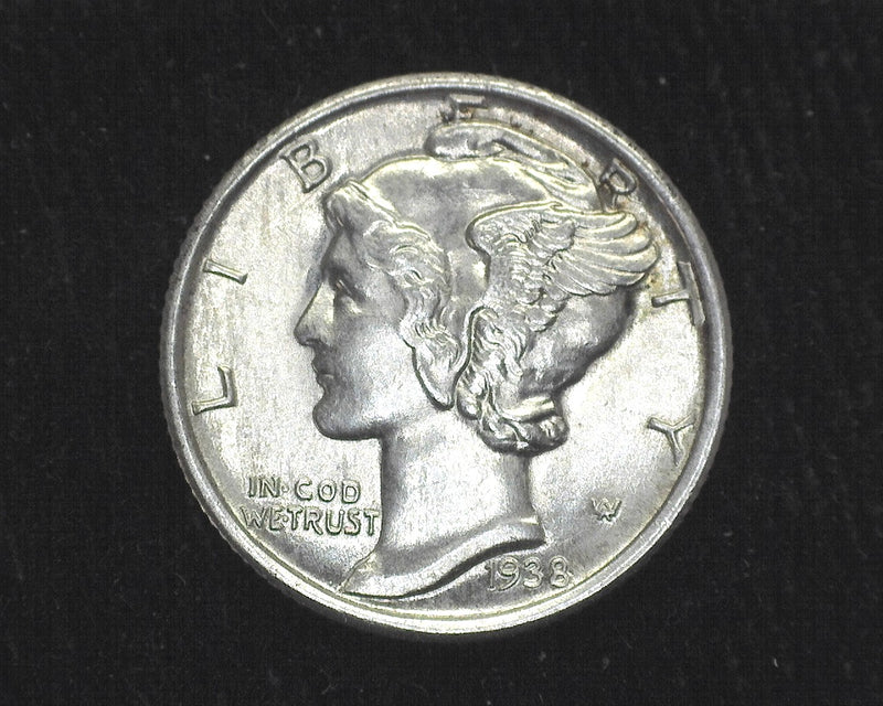 1938 S Mercury Dime BU - US Coin