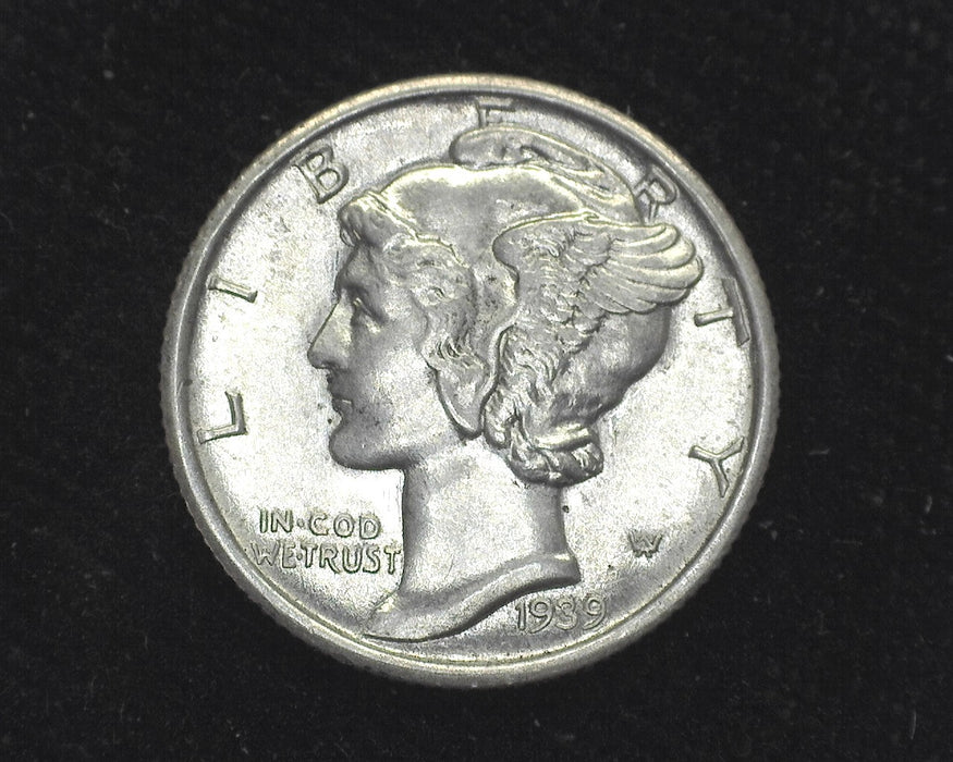 1939 S Mercury Dime BU Choice - US Coin