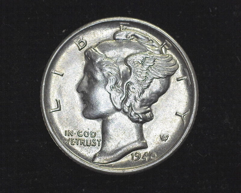 1940 S Mercury Dime BU Choice - US Coin