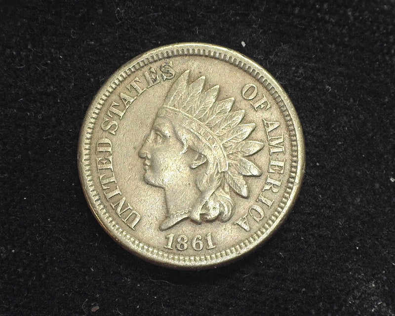 1861 Indian Head Penny/Cent F - US Coin