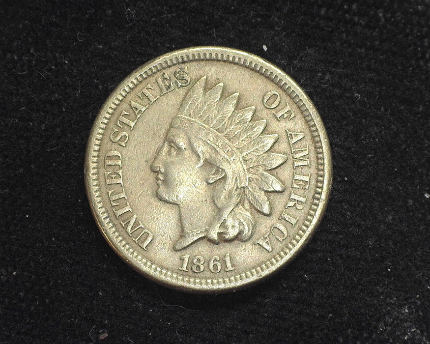 1861 Indian Head Penny/Cent F - US Coin