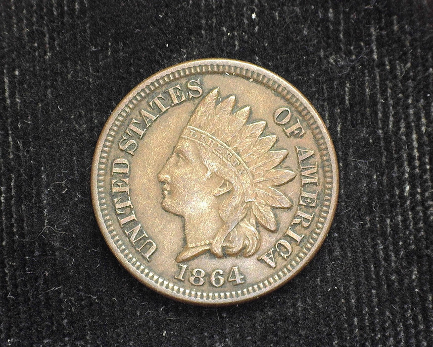1864 Bz Indian Head Penny/Cent VF/XF - US Coin