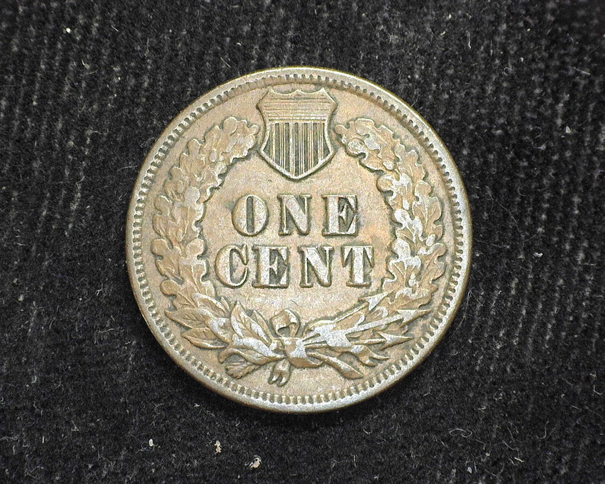 1873 Open 3 Indian Head Penny/Cent VF - US Coin