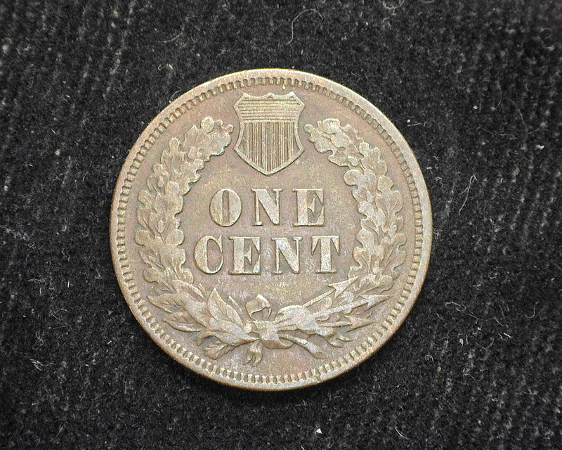 1874 Indian Head Penny/Cent F - US Coin