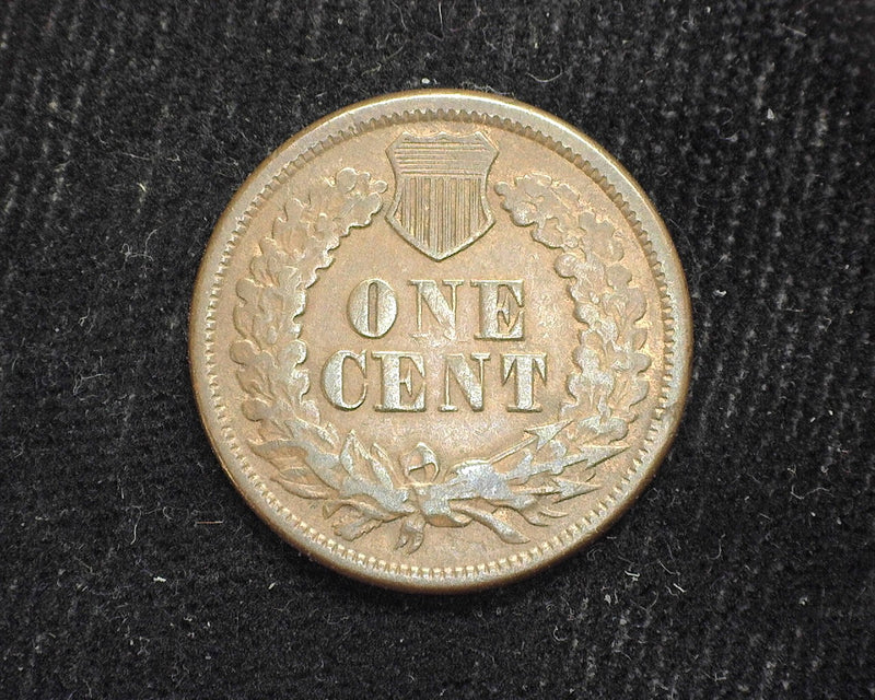 1877 Indian Head Penny/Cent VG/F Scratch - US Coin