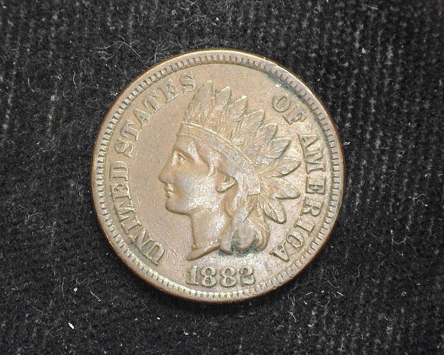 1882 Indian Head Penny/Cent F - US Coin
