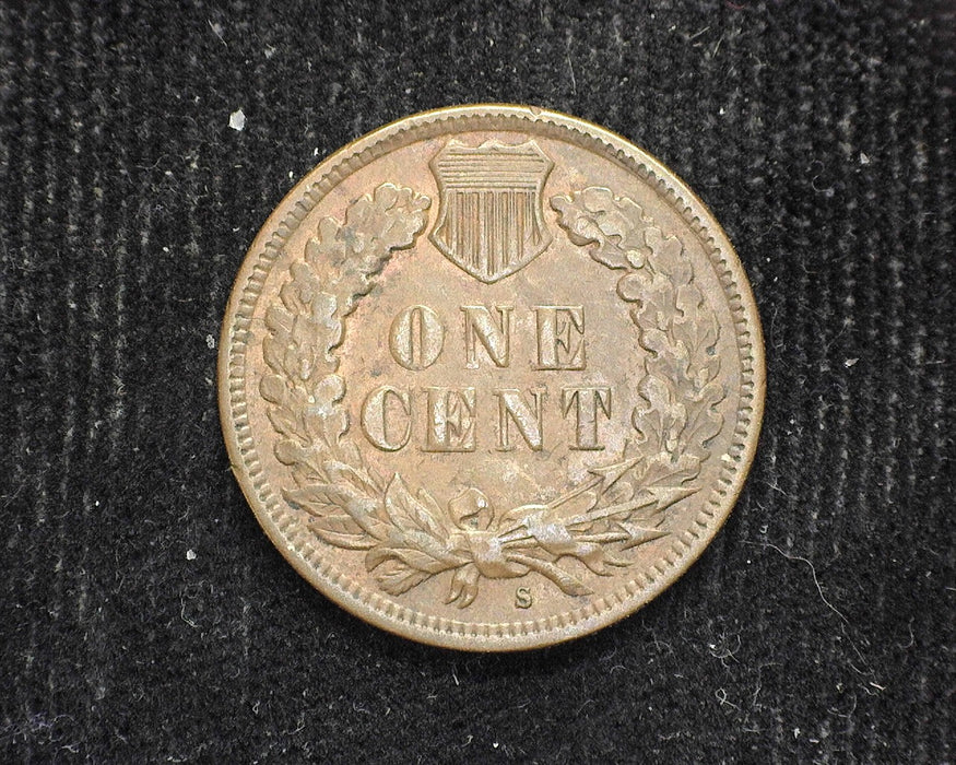 1908 S Indian Head Penny/Cent F - US Coin