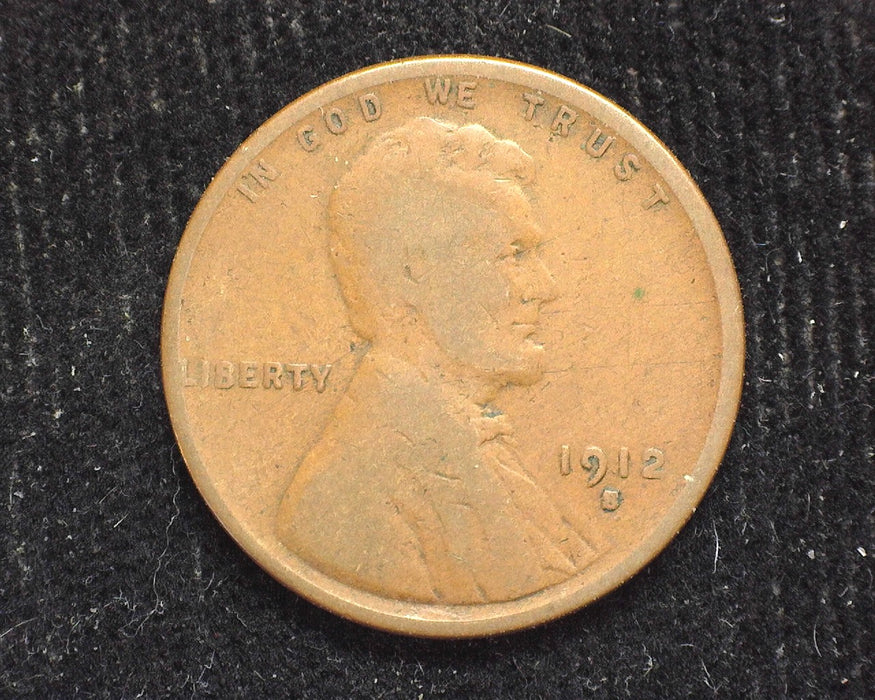 1912 S Lincoln Wheat Penny/Cent G/VG - US Coin