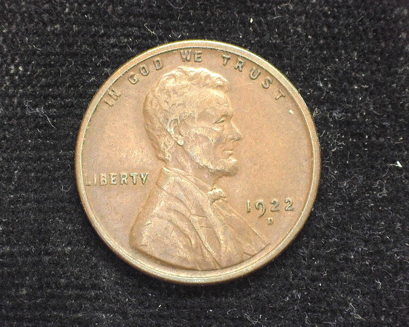 1922 D Lincoln Wheat Penny/Cent VF - US Coin