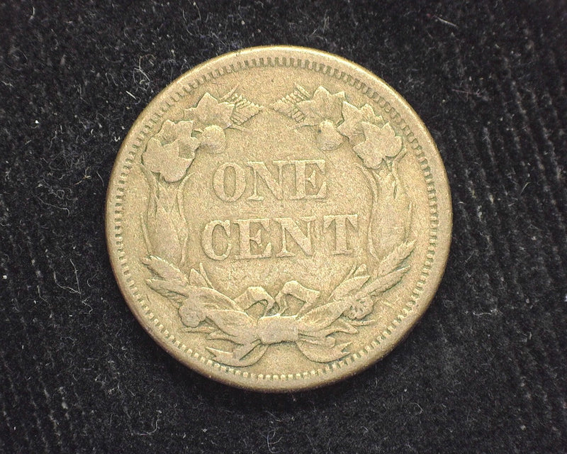 1858 Small letter Flying Eagle Penny/Cent F - US Coin