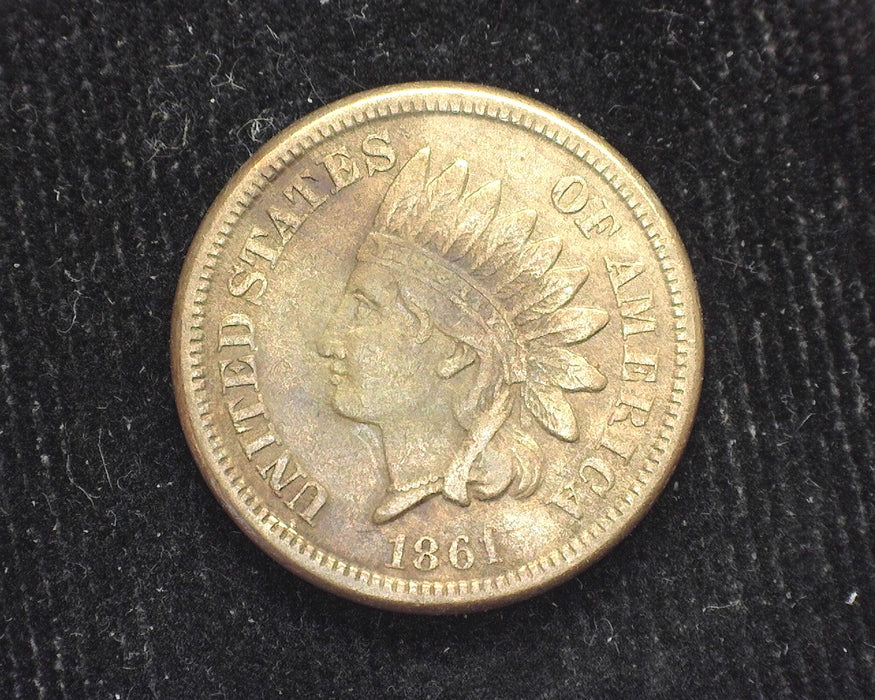1861 Indian Head Penny/Cent VF/XF - US Coin