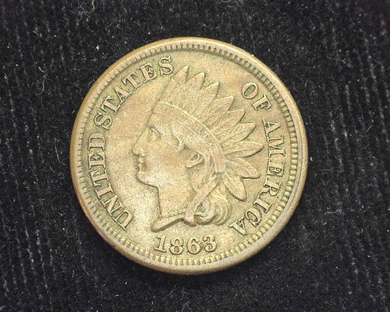 1863 Indian Head Penny/Cent XF - US Coin
