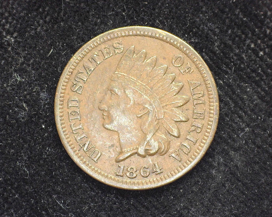 1864 Bronze Indian Head Penny/Cent VF - US Coin