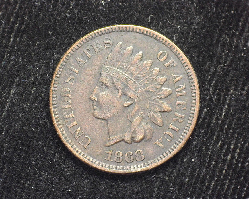 1868 Indian Head Penny/Cent VF - US Coin