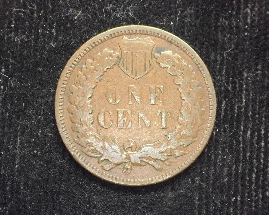 1873 Open Indian Head Penny/Cent VG/F - US Coin