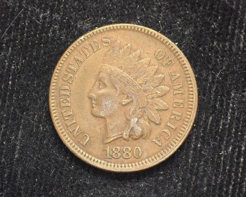 1880 Indian Head Penny/Cent XF - US Coin