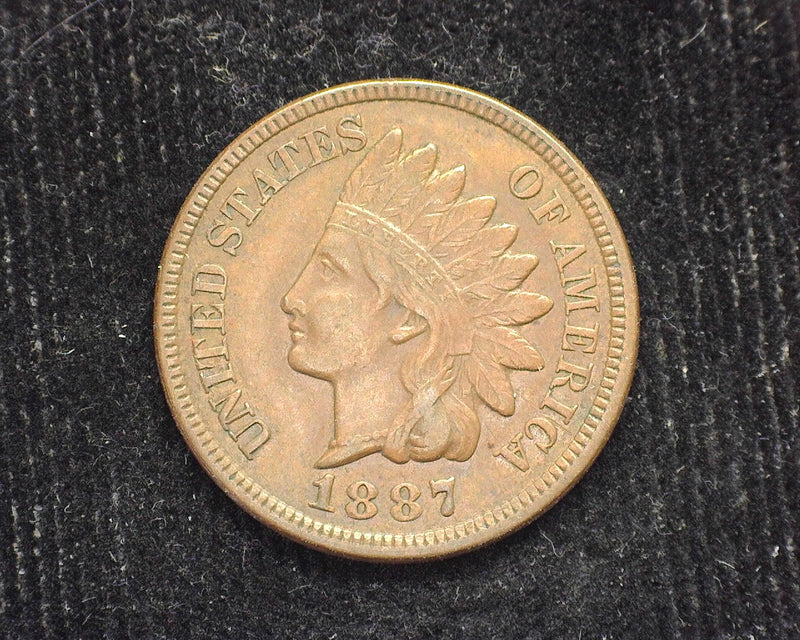 1887 Indian Head Penny/Cent XF - US Coin