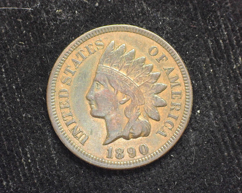 1890 Indian Head Penny/Cent XF - US Coin