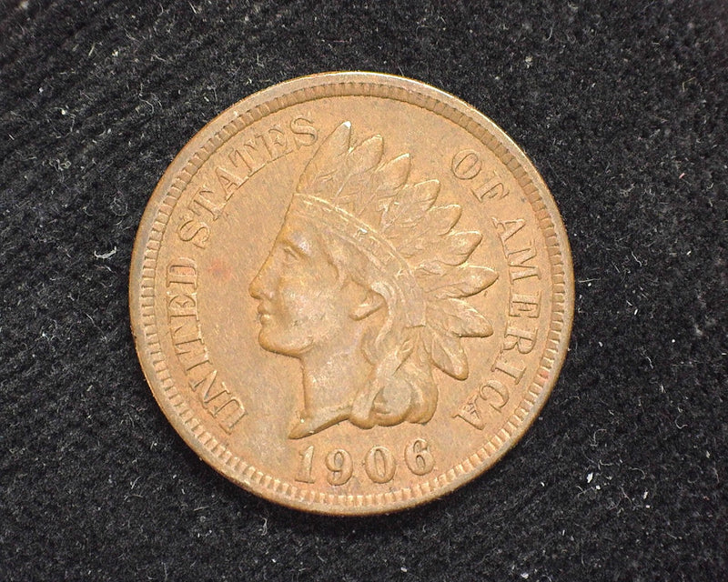 1906 Indian Head Penny/Cent XF - US Coin