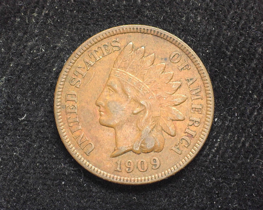 1909 Indian Head Penny/Cent XF - US Coin