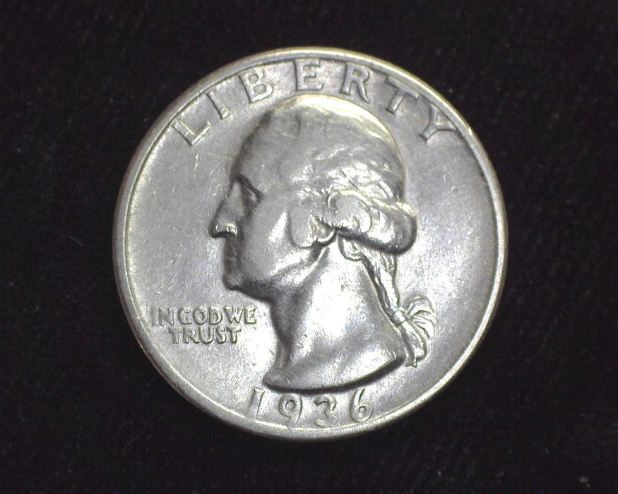 1936 D Washington Quarter XF - US Coin