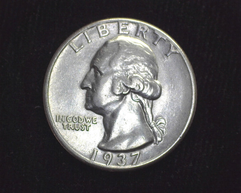 1937 D Washington Quarter AU-50 - US Coin