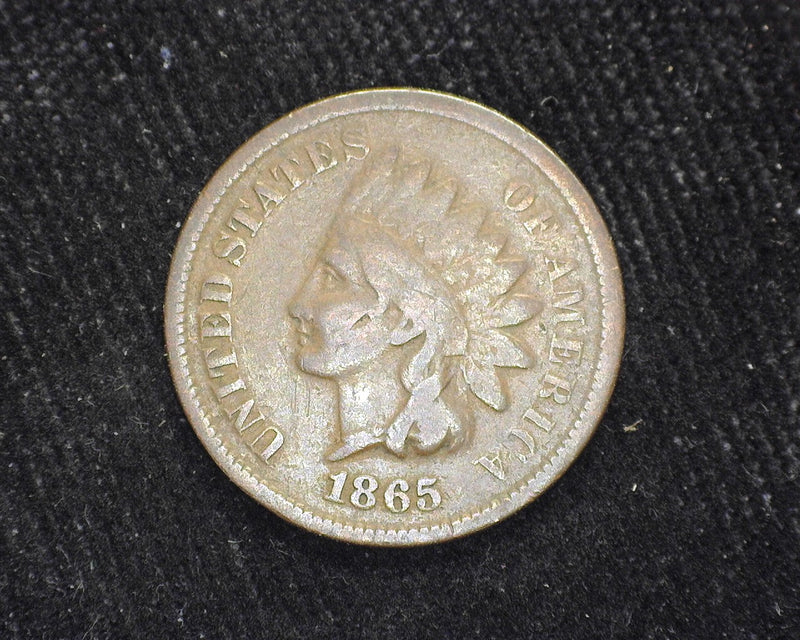 1865 Indian Head Penny/Cent VG - US Coin