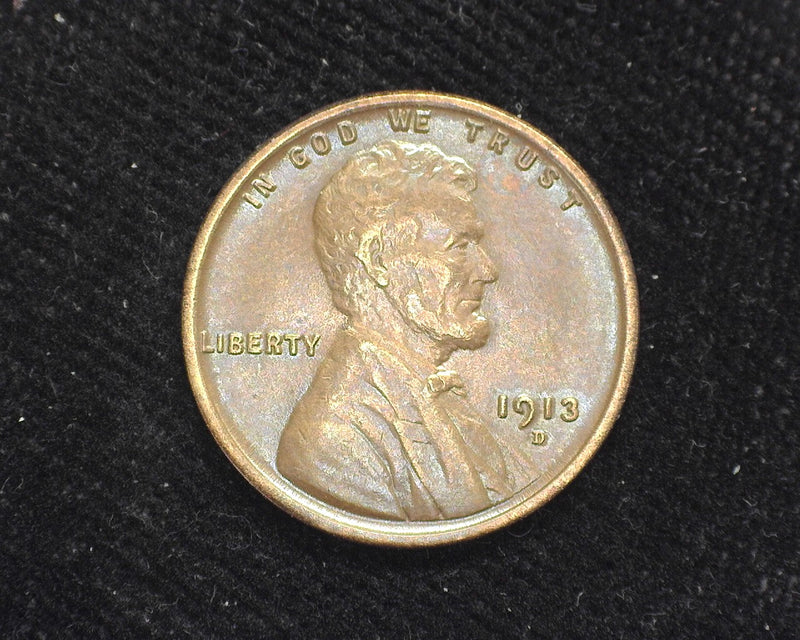 1913 D Lincoln Wheat Cent XF-40 - US Coin