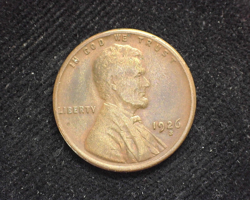 1926 S Lincoln Wheat Cent VF - US Coin