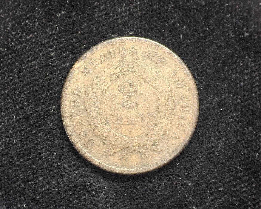 1865 Two Cent Piece G - US Coin