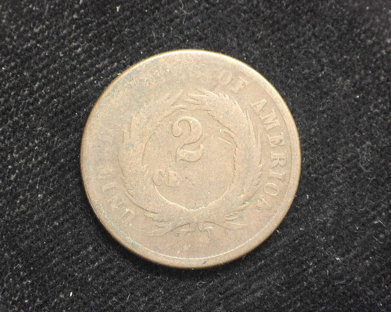 1865 Two Cent Piece G - US Coin