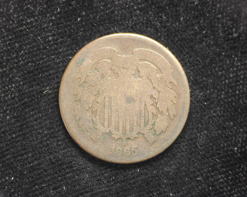 1865 Two Cent Piece G - US Coin