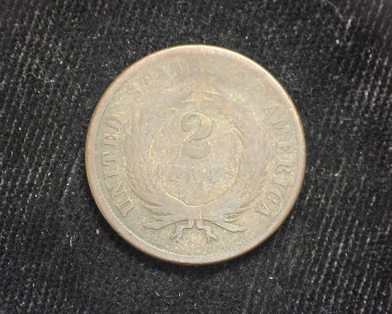 1866 Two Cent Piece G - US Coin