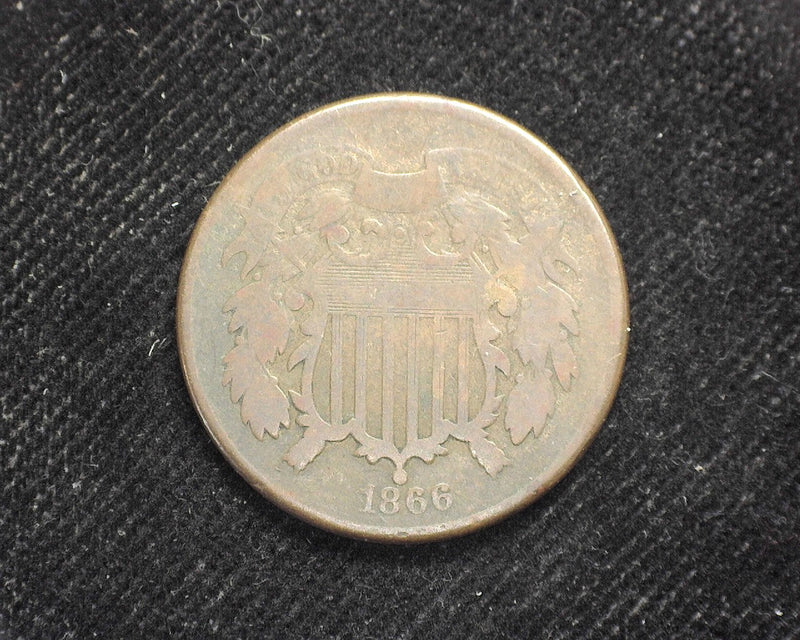 1866 Two Cent Piece G - US Coin
