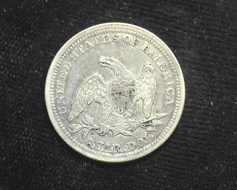 1858 Liberty Seated Quarter XF/AU - US Coin