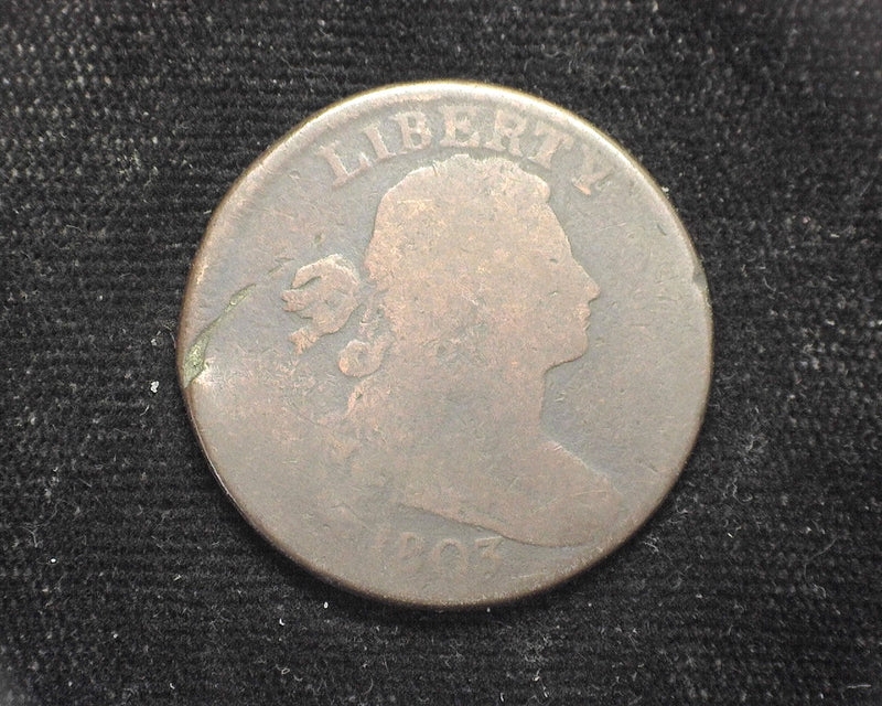 1803 Large Cent Draped Bust Cent AG/G - US Coin