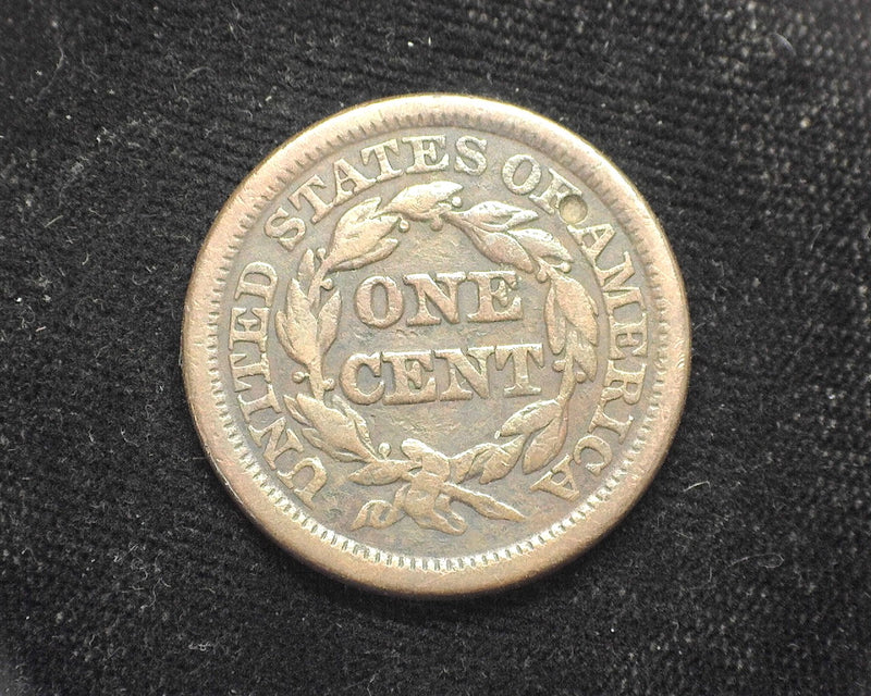 1848 Large Cent Draped Bust Cent F Dig - US Coin