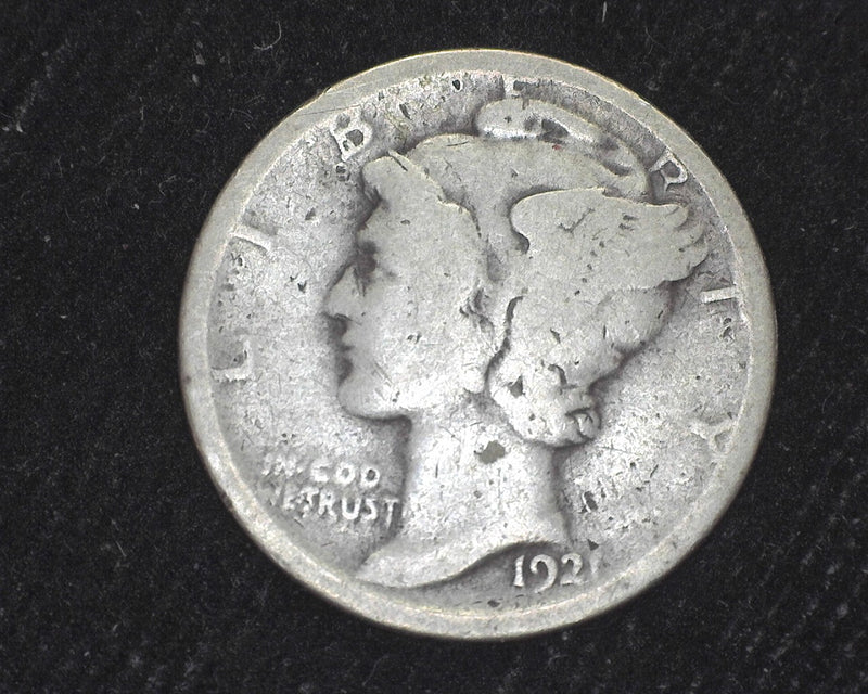 1921 Mercury Dime G - US Coin