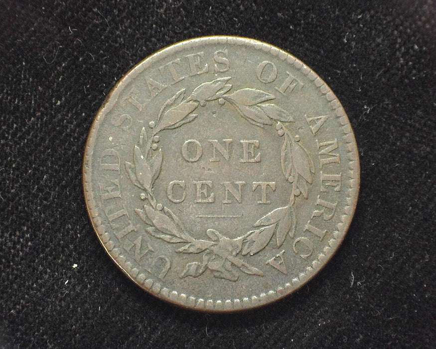 1819 Large Cent Draped Bust Small date. F - US Coin