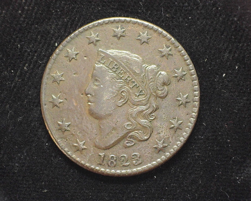 1823/2 Classic Head Large Cent Small date. Some pitting. XF - US Coin
