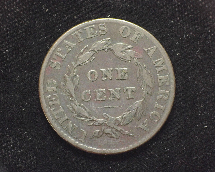 1824 Large Cent Draped Bust F - US Coin
