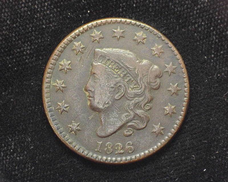 1826 Classic Head Large Cent F - US Coin