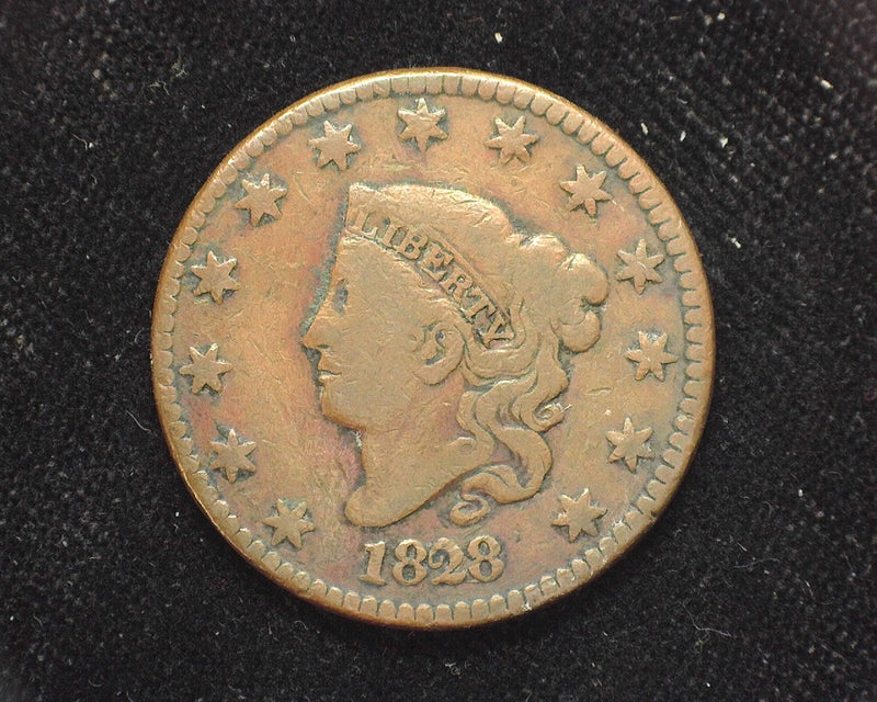 1828 Classic Head Large Cent Narrow date VG - US Coin