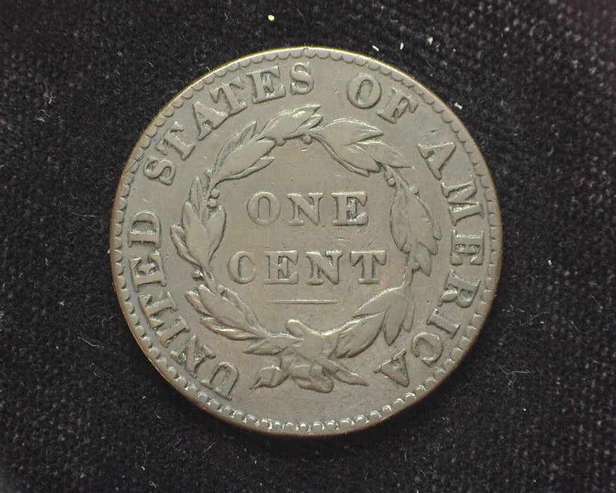 1827 Large Cent Draped Bust VG - US Coin