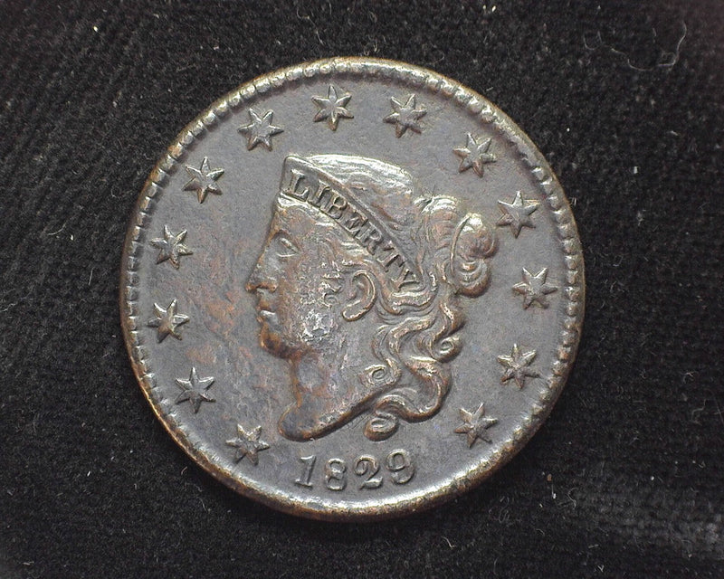 1829 Classic Head Large Cent Medium letters. XF-40 - US Coin