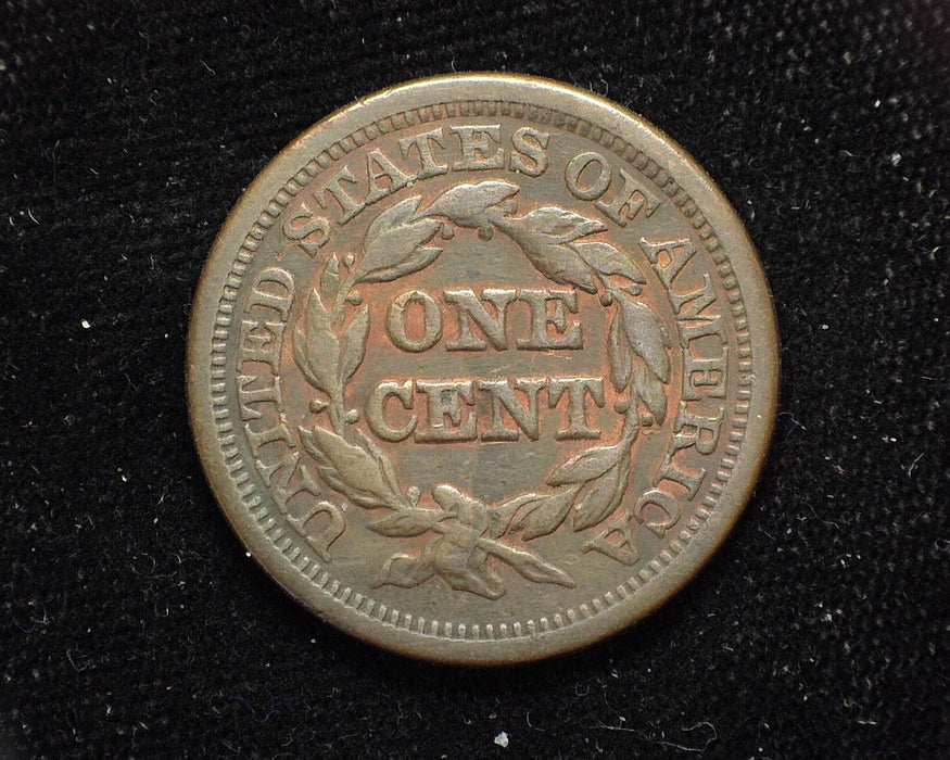 1845 Large Cent Draped Bust VF - US Coin