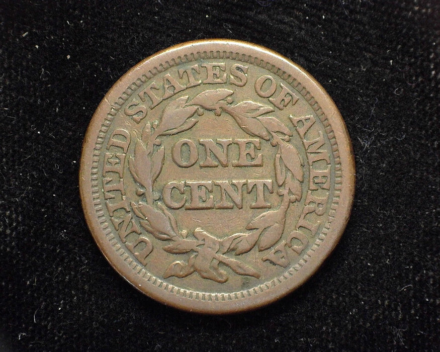 1847/47 Large Cent Draped Bust F - US Coin