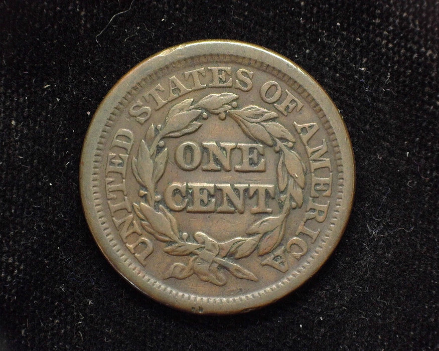 1847 Large Cent Draped Bust VF - US Coin